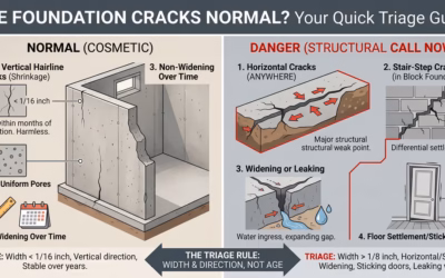 Are foundation cracks normal? When to worry (Montréal homeowner guide)