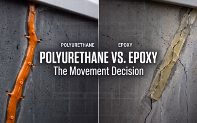Polyurethane vs epoxy foundation repair injection: when to use which (Montréal)